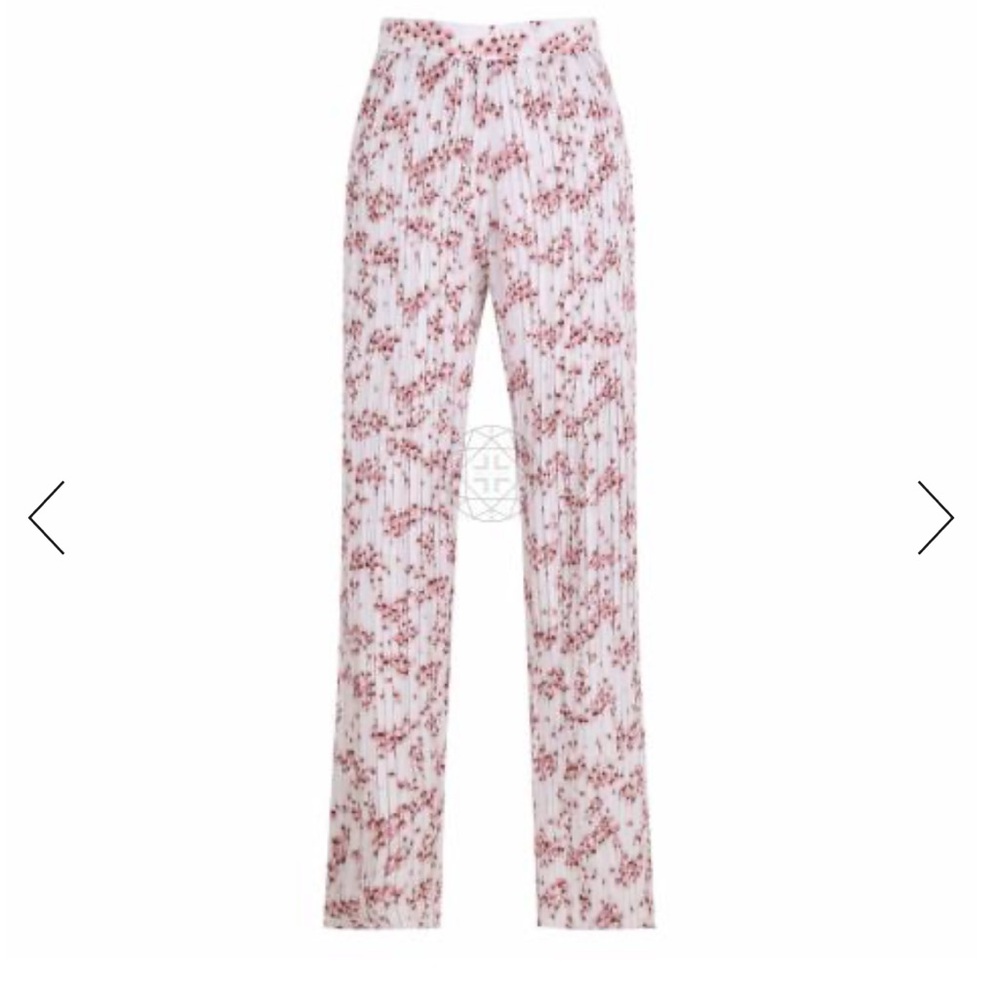 markus lupfer rae pleated ditzy blossom trouser